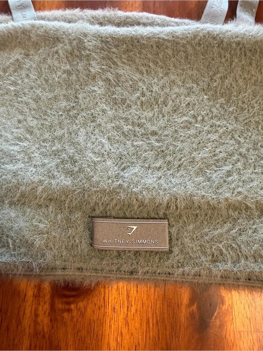 Gymshark x Whitney Simmons Fuzzy Eyelash Matching Set Sage Green